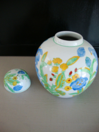 Gemberpot kleurrijk - vogels en bloemen - VERKOCHT