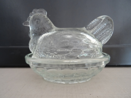 Schaaltje kip - glas - VERKOCHT