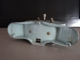 Vintage wekker - Gt Britain - Engeland - lichtblauw - VERKOCHT