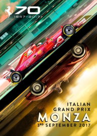 Ferrari Poster F1 MonzaGP 2017