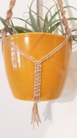 Macramé plantenhanger met of zonder pot