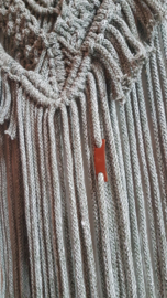 macrame wandkleed - oudgroen