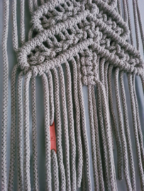 macramé wandkleed - kerstboom