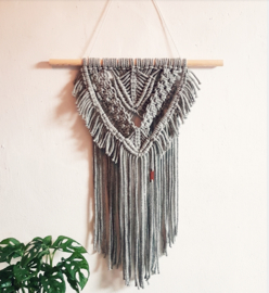 macrame wandkleed - oudgroen