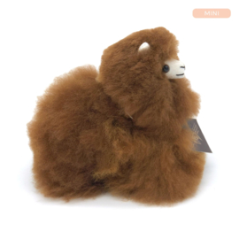 alpaca knuffel van echte alpacawol - XS
