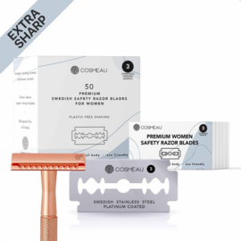 50x losse safety razor scheermesjes -Sharpness 1 - preorder