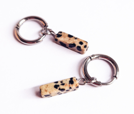 Hoops dalmatian bar - zilver