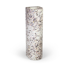 Terrazzo vaas - wit