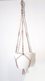 Macramé plantenhanger met of zonder pot