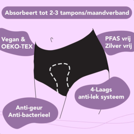 Menstruatie ondergoed 'Madelief' - preorder