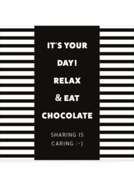 Chocolade in cadeauverpakking- It's your day!
