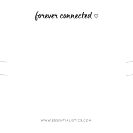 Armband kaart - forever connected