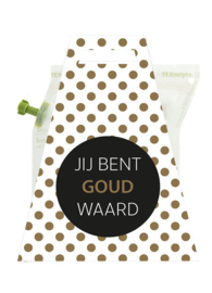 Thee in cadeauverpakking - jij bent goud waard