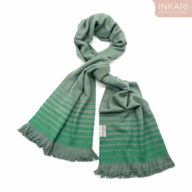 Alpaca pashmina 'nazca' - green