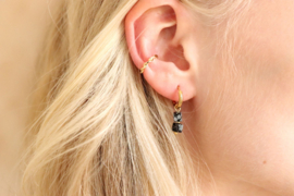 Single twisted earcuff - gold