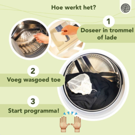 Wasmiddel wasstrips - proefpakket met 3x20 strips - preorder