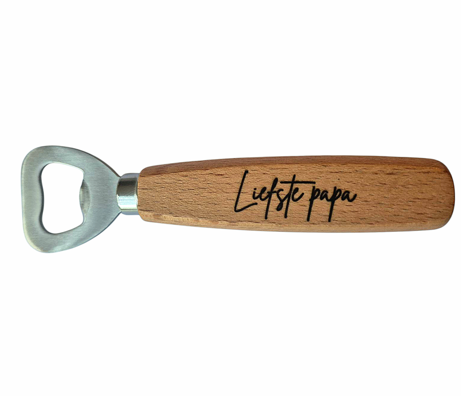 Flesopener 'Liefste papa' (of  gepersonaliseerde/eigen tekst)