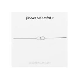 armband connected - zilver