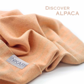 Alpaca pashmina 'nazca' - peach