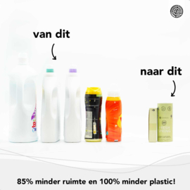 Wasmiddel wasstrips - proefpakket met 3x20 strips - preorder
