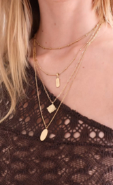 Ketting roos (50 cm) - goud