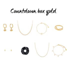 Advent giftbox met sieraden t.w.v. € 110,-