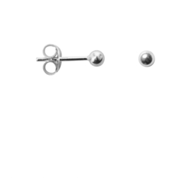 Dot medium earring - silver