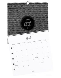 Maandkalender 2025 - vierkant