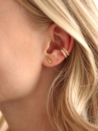 Single old school earcuff - goud