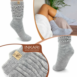 Alpaca sokken 'therapeutic comfort' - silver