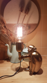 Tafellamp - monkey gold