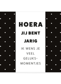 Chocolade in cadeauverpakking- Hoera jij bent jarig