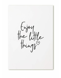 Zoedt kaart A6 - Enjoy the little things