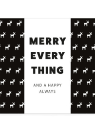 Chocolade in cadeauverpakking- Merry everything and a happy always