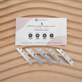Metalen Dermaplaning Wenkbrauw Gezichtsscheermesjes - preorder