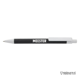 Pen kraft (zwart) - meester