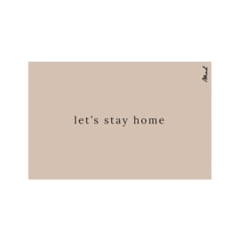 Mat (touch) 65x110 - let's stay home