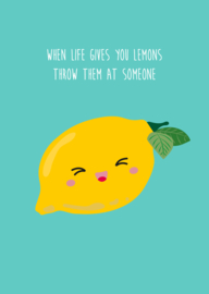 postkaart - lemons