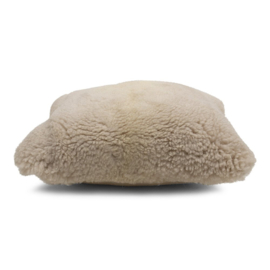 Kussen Schapenvacht off white - 40x40 cm