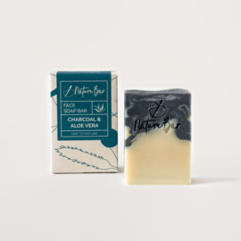 Face soap bar - Charcoal & Aloe Vera