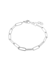 Armband 'Hold on' - zilver