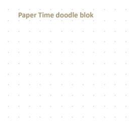 Paper Time doodle blok