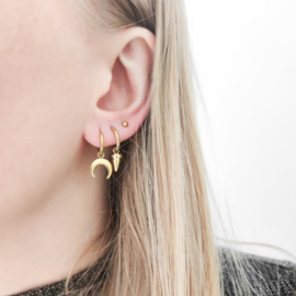 Stud earrings DOT - goud