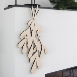 Houten mistletoe XL