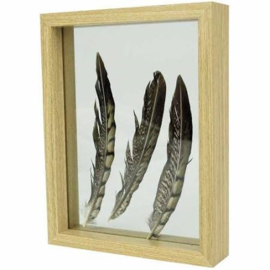 houten fotolijst met dubbel glas