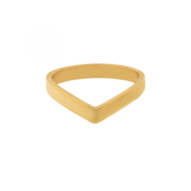 Ring V - goud