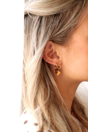 Single dots earcuff - goud