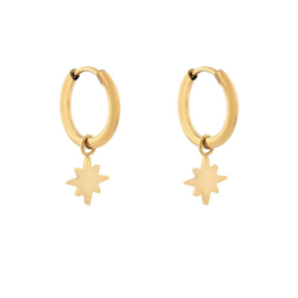 Hoops charm NORTHSTAR SMALL - goud