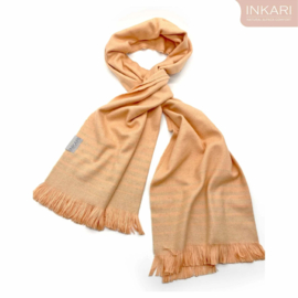 Alpaca pashmina 'nazca' - peach