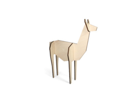noRdic houten lama/ alpaca - SMALL